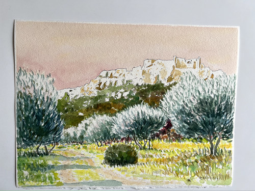 Aquarelle originale - aquarelle,