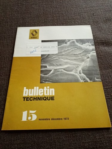 Bulletin technique renault - bulletin, technique-renault