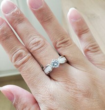 Bague anneau céramique et