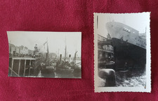 PHOTOGRAPHIES NAVIRES PORT de PECHE - NAVIRE VILLE D'ALGER - CHALUTIER PECHE