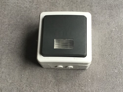 Bouton poussoir plexo - bouton, (o+f)plexo