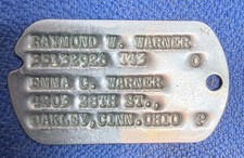 MILITARIA USA DOG TAG USA WW2