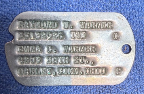 Militaria usa dog tag - tag, ww2