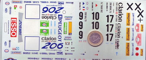 Decals decalcomanie peugeot - decals,