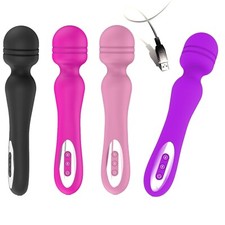 Vibromasseur Femme Wand Gode Vibrant Clitoris Puissant Sextoys Vibro Clitoridien