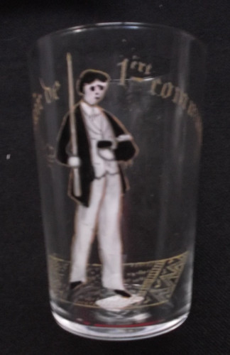 Verre souvenir émaillé 1 - verre, de