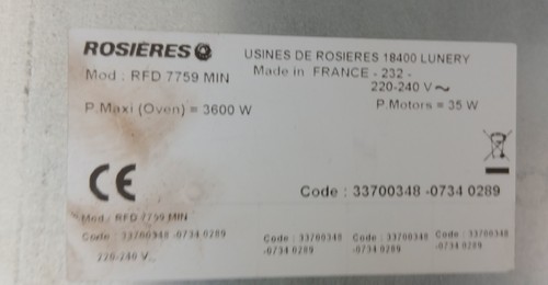 Rosières carte électro - , +
