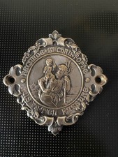 Médaille Religieuse Grande Plaque St Christophe Protection Voiture Avion Train