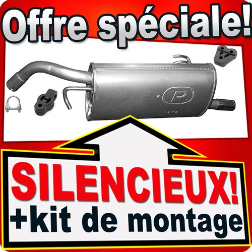 Silencieux arriere pour - silencieux,