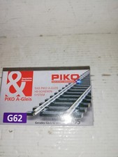 BOITE DE   6 RAIL DROIT 62 MM   PIKO G62 HO A-GLEIS NEUF REF 55205