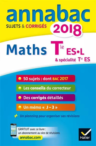 Annales annabac 2018 maths - 2018,