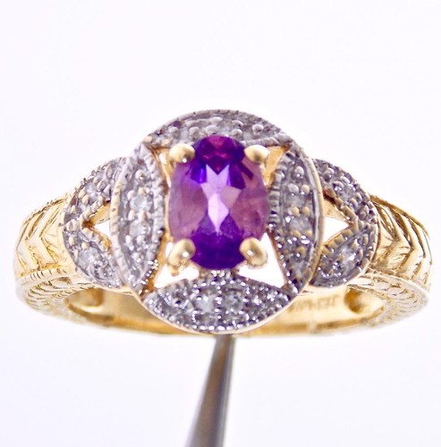 14k jaune diamant - 14k,