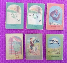 Vintage 50s Ed NPI Danemark Contes d'Andersen lot 6 livres anciens miniatures C1