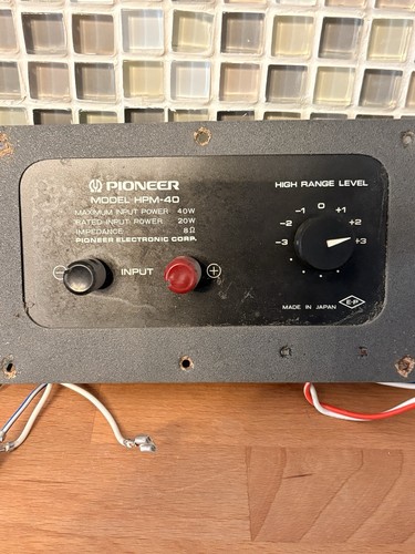 Pioneer hpm watts - hpm, 40