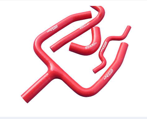 Silicone red hose - red, kawasaki