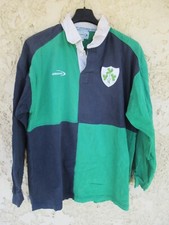 Maillot rugby IRLANDE IRELAND vintage shirt LANSDOWNE damier coton jersey M