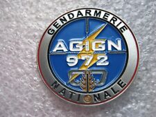 RARE (COIN BI FACE 40MM) GENDARMERIE ANTENNE GIGN 972 MARTINIQUE