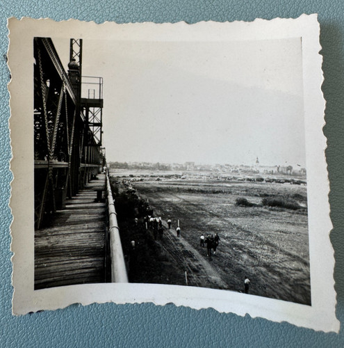 Photo originale ww2 - originale, pont