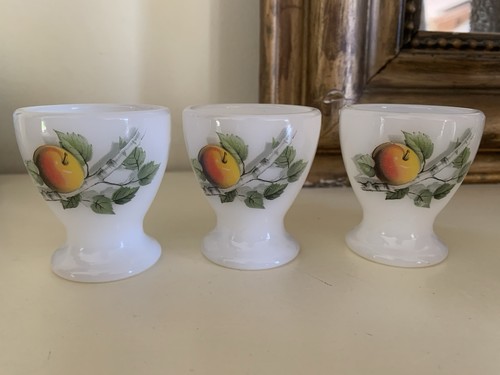 Lot coquetiers opaline - 3,