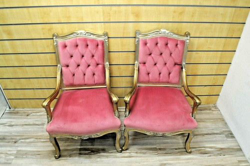 Deux fauteuils louis - xv, en