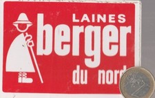 Autocollant. Prêt à Porter. BERGER DU NORD. Laines