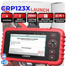 LAUNCH X431 CRP123X Valise Diagnostique Multimarque Auto OBD2 Scanner 4 Systèmes