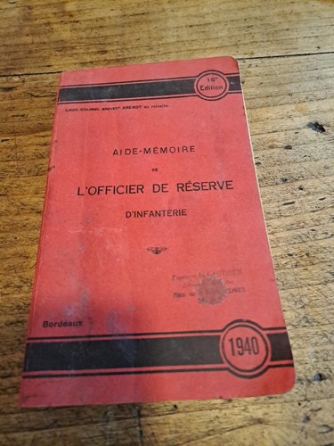Aide memoire lofficier de - memoire,