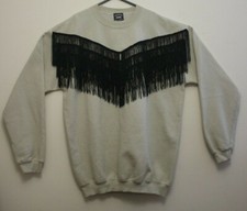 Sweat unisexe à franges en