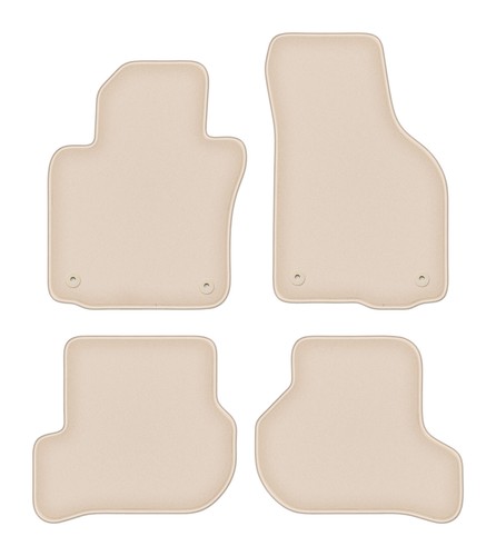 Tapis sol velours beige - sol, en