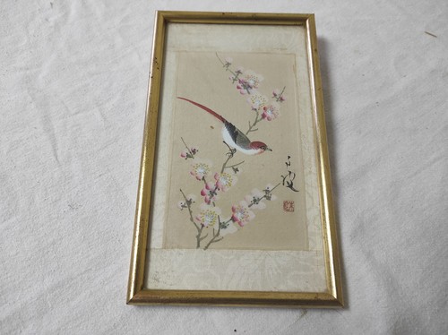 Cadre 21x12cm avec - , oiseau