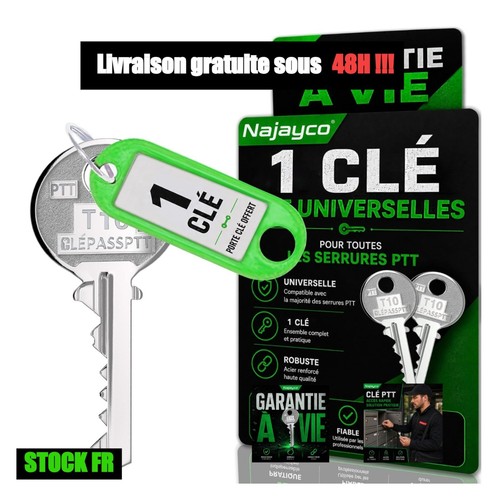 Clé ptt t10 passe - ptt, passe-partout