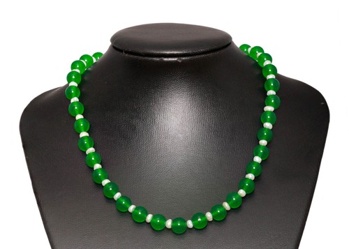 Vert agate pierre collier de - agate,