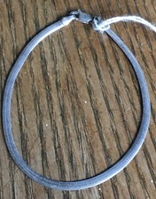 NEW STERLING SILVER FLAT
