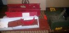Vintage fire pumper parts for