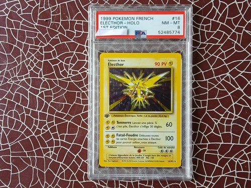 Carte pokémon electhor - carte,