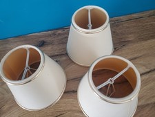 Lot petit abat jour à pince cartonné années 50 vintage