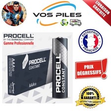 Piles Alcaline 1,5V AAA LR03 MN2400 1222 mAh 155 mΩ Duracell Procell Constant