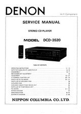 Service Manuel D'Instructions