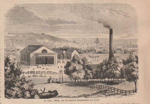 Vue liège depuis - depuis, la
