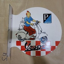 BRIDE VESPA TINTIN PLAQUE