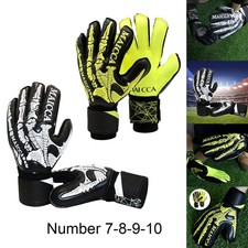 Gants de gardien de but anti-dérapant match doux PU main arrière pour football