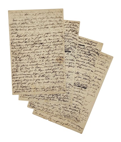 Astolphe custine lettre - de, /