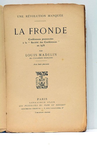 Madelin fronde - la,