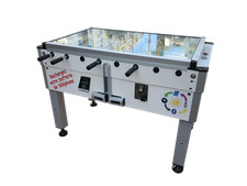 Babyfoot extérieur solaire avec monnayeur, LED, USB recharge VITRE DE PROTECTION