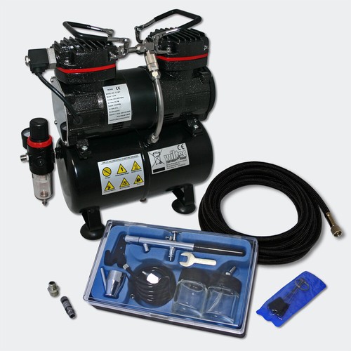 Kit compresseur airbrush as196 - compresseur,