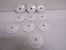 lot de 10 cadrans de pendule horloge en tole émaillée