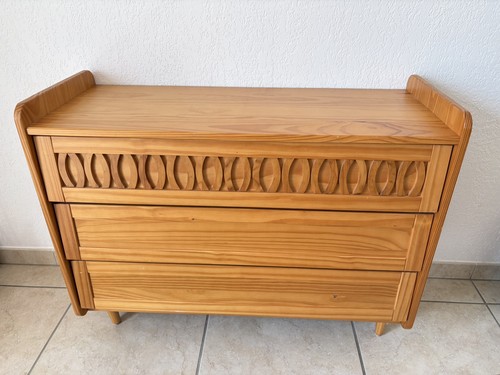 Commode pin massif - en,