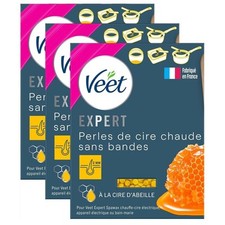 [8077262-3] VEET Lot de 3 Experts Perles de Cire Chaude Sachet de 230 g