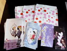 LOT 50 POCHETTES SACHETS PAPIER CADEAUX EMBALLAGE FETES 5 MODELES 16 x 24 CM...