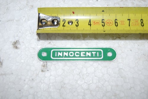 Plaque selle lambretta ld - plaque,